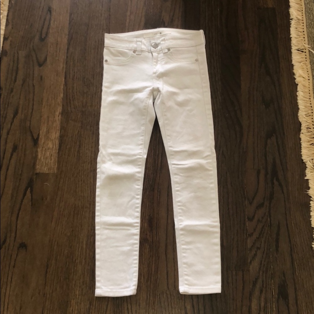 Girl’s size 8 Joe’s white skinny jeans